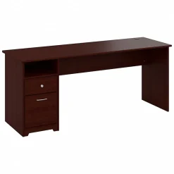 Computer Desks*Bush Furniture Cabot 72"W Computer Desk with Drawers, (WC31472-03) Harvest Cherry