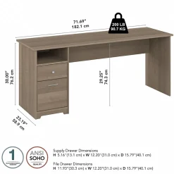 Computer Desks*Bush Furniture Cabot 72