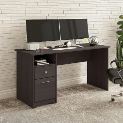 Computer Desks*Bush Furniture Cabot 60"W Computer Desk with Drawers, (WC31760) Heather Gray