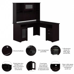 L-Desks*Bush Furniture Cabot 60