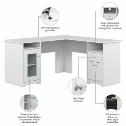 L-Desks*Bush Furniture Cabot 60