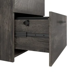File Cabinets*Bush Furniture City Park 2 Drawer Lateral File Cabinet, (CPF127GH-03) Dark Gray Hickory