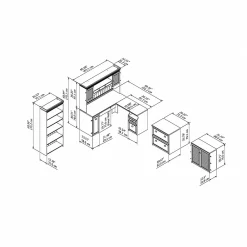 L-Desks*Bush Furniture Fairview 60