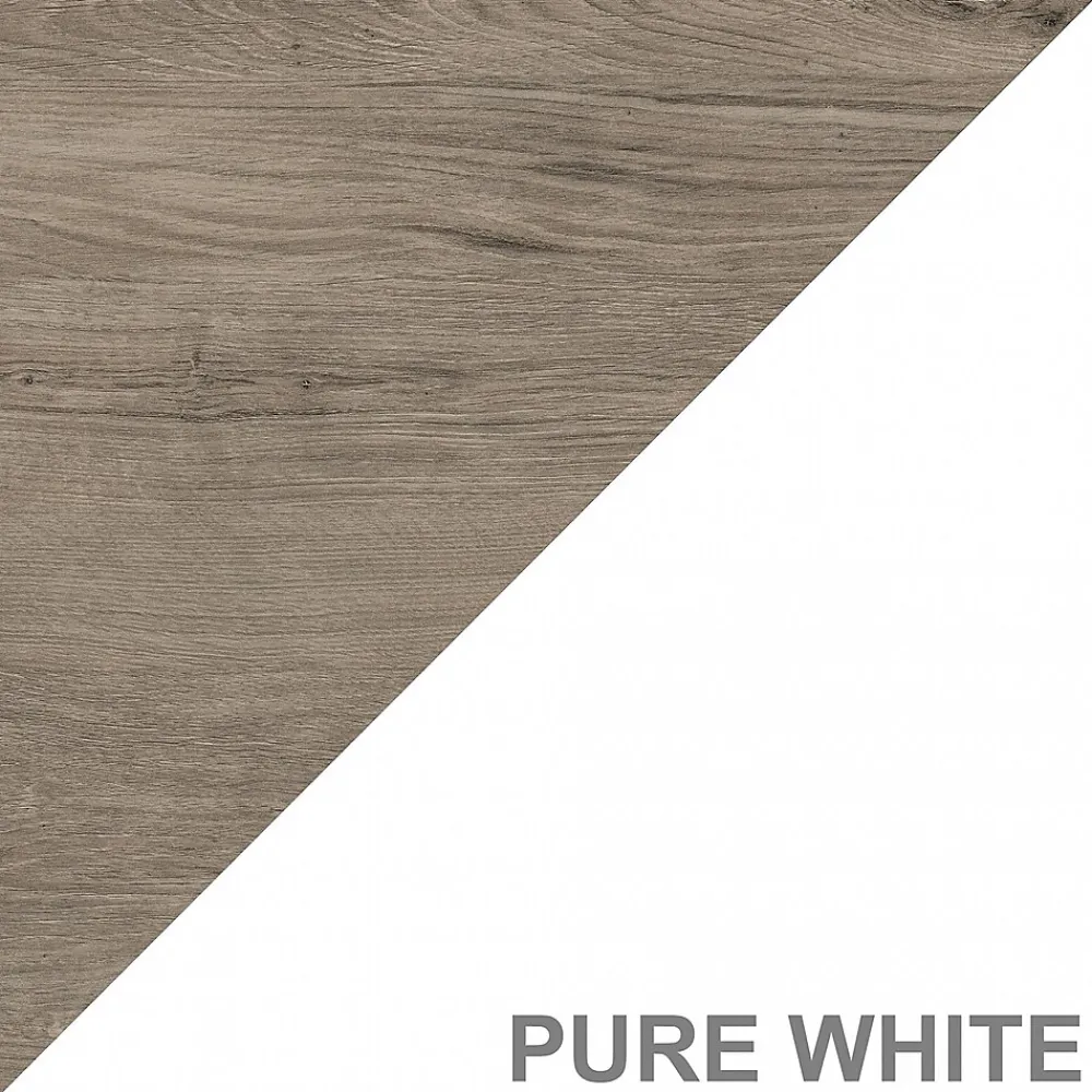 L-Desks*Bush Furniture Fairview 60"W L Shaped Desk with Drawers and Storage Cabinet, (WC53630-03K) Shiplap Gray/Pure White