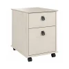 File Cabinets*Bush Furniture Homestead 2-Drawer Mobile File Cabinet, Letter Size, Linen White Oak (HOF117LW-03)
