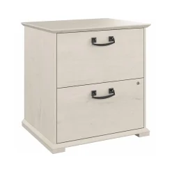 File Cabinets*Bush Furniture Homestead 2-Drawer Lateral File Cabinet, Letter/Legal Size, Lockable, Linen White Oak (HOF129LW-Z)