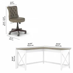 L-Desks*Bush Furniture Key West 60