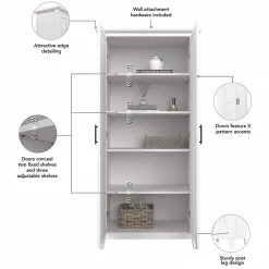 Storage Cabinets*Bush Furniture Key West 66