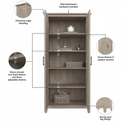 Storage Cabinets*Bush Furniture Key West 66