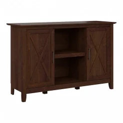 Storage Cabinets*Bush Furniture Key West 30" Accent Cabinet with Doors and 4 Shelves, (KWS146BC-03) Bing Cherry