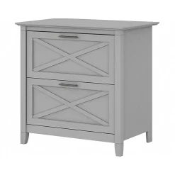 File Cabinets*Bush Furniture Key West 2-Drawer Lateral File Cabinet, Letter/Legal, Cape Cod Gray, 30" (KWF130CG-03)