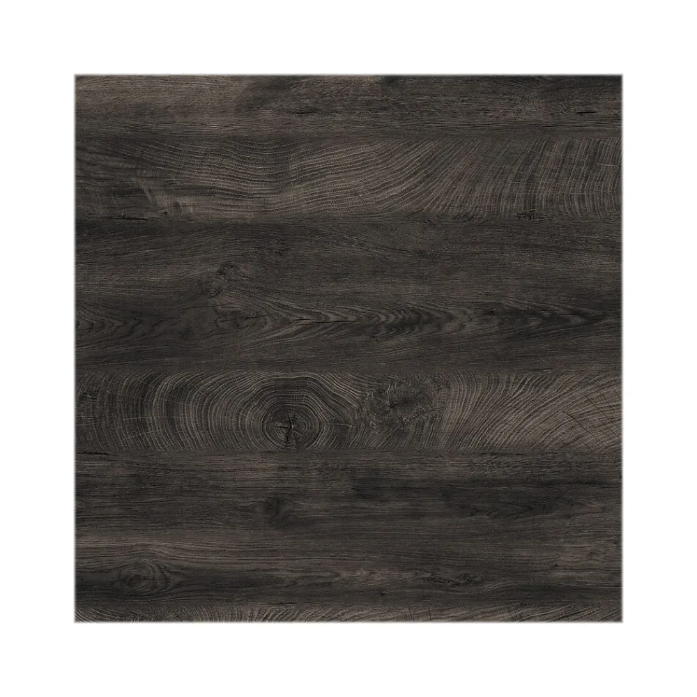 Bookcases*Bush Furniture Key West 66"H 5-Shelf Bookcase with Adjustable Shelves, Dark Gray Hickory Wood, 2/Set (KWS046GH)