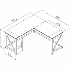 Computer Desks*Bush Furniture Key West 60