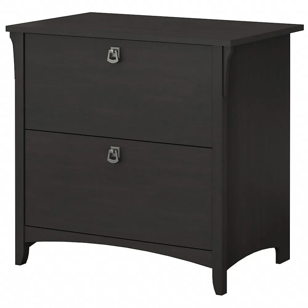 File Cabinets*Bush Furniture Salinas Lateral File Cabinet, (SAF132VB-03) Vintage Black