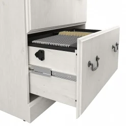 File Cabinets*Bush Furniture Saratoga 2-Drawer Lateral File Cabinet, Linen White Oak (EX45754-03)