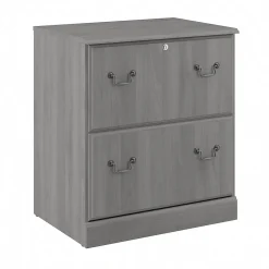File Cabinets*Bush Furniture Saratoga 2-Drawer Lateral File Cabinet, Locking, Modern Gray (EX45854-03)