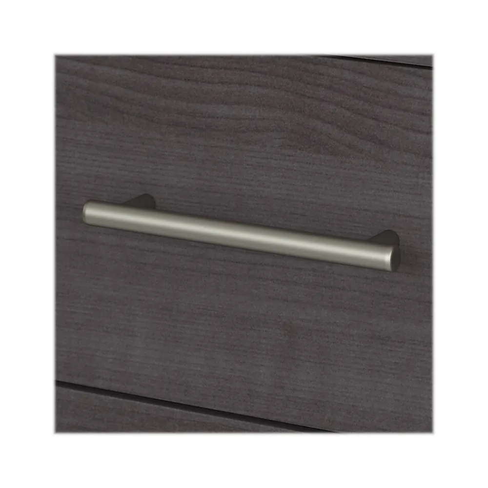 L-Desks*Bush Furniture Somerset 72"W L Shaped Desk with Hutch, (SET001SG) Storm Gray