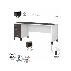 L-Desks*Bush Furniture Somerset 72