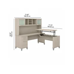 L-Desks*Bush Furniture Somerset 72