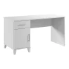 Corner Desks*Bush Furniture Somerset 54"W Office Desk with Drawer and Storage Cabinet, White (WC81954)