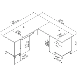 Office Desks*Bush Furniture Somerset 72