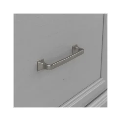 Storage Cabinets*Bush Furniture Woodland Entryway Storage Set with Hall Trees and Shoe Bench with Drawers, Cape Cod Gray (WDL012CG)