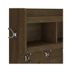Storage Cabinets*Bush Furniture Woodland 40W Hall Tree and Shoe Storage Bench with Shelves, Ash Brown (WDL002ABR)