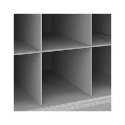 Storage Cabinets*Bush Furniture Woodland 40W Shoe Storage Bench with Shelves and Wall Mounted Coat Rack, Cape Cod Gray (WDL004CG)