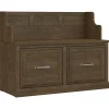 Storage Cabinets*Bush Furniture Woodland 40W Entryway Bench with Doors, Ash Brown (WDL005ABR)