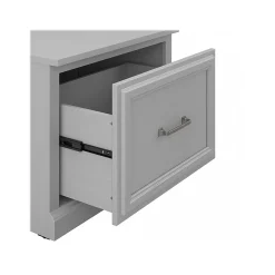 Storage Cabinets*Bush Furniture Woodland 24W Hall Tree and Small Shoe Bench with Drawer, Cape Cod Gray (WDL007CG)