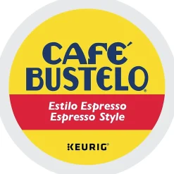 Cafe Bustelo Espresso Coffee Keurig® K-Cup® Pods, Dark Roast, 96/Carton (10074471112668)