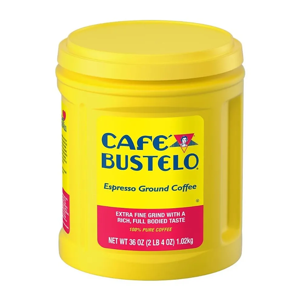 Cafe Bustelo Espresso Ground Coffee, Dark Roast, 36 oz. (SMU00055)