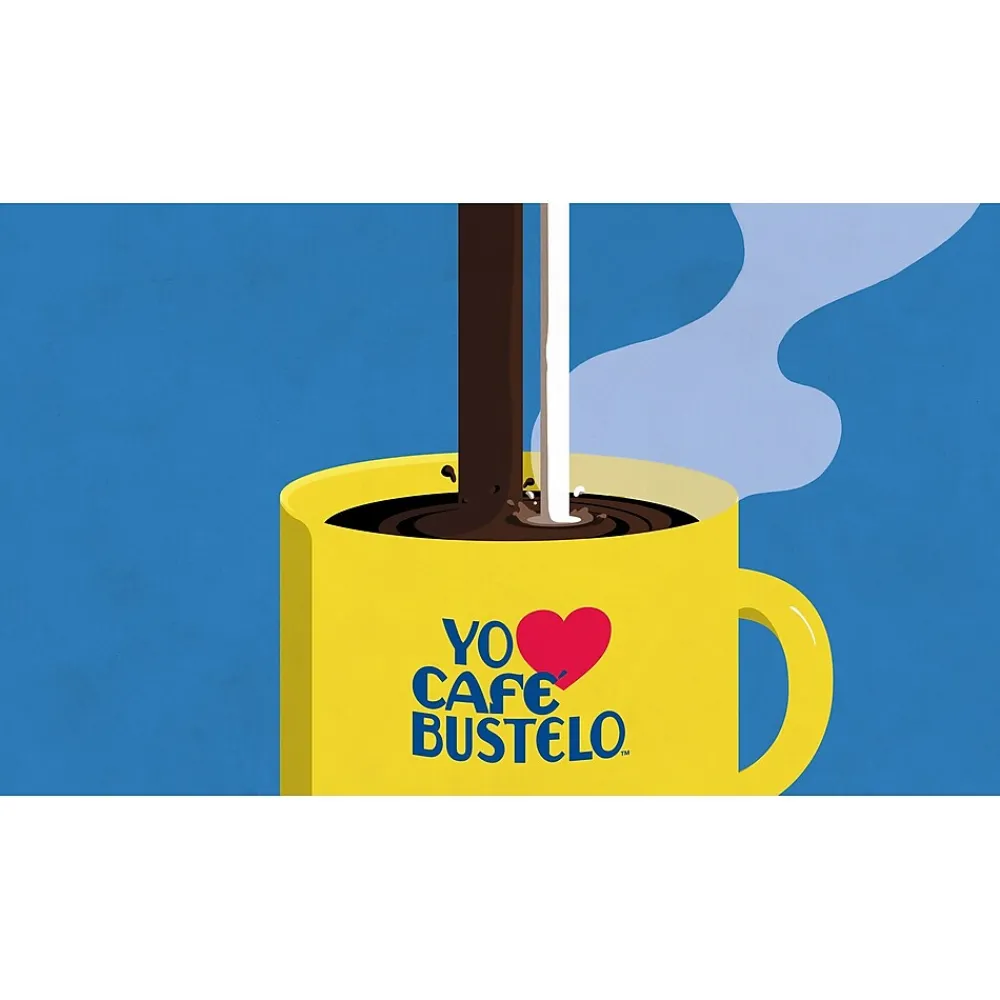 Cafe Bustelo Supreme Espresso Caffeinated Whole Bean Coffee, Dark Roast, 32 oz., Each (SMU01800)
