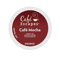 Cafe Escapes Café Mocha, Keurig® K-Cup® Pods, 24/Box (6803)