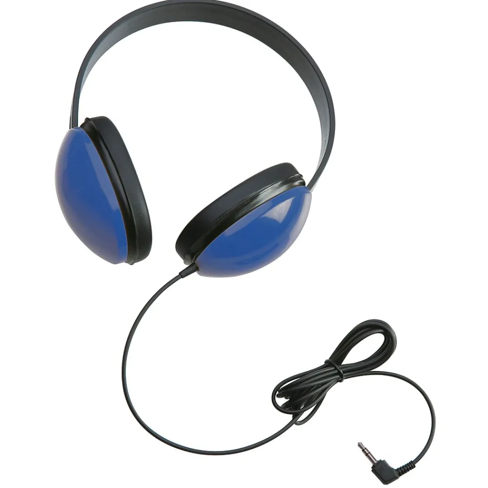 Listening First Wired Stereo Headphone Headphones, Blue (2800-BL)<Califone