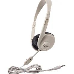 Translucent Multimedia Stereo On-Ear Headphone, Silver (CAF3060AV)<Califone Clearance