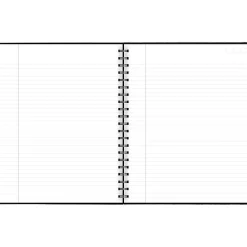 Notebooks|Cambridge 1-Subject Professional Notebook, 8.5" x 11", Wide Ruled, 96 Sheets, Black (06100)