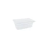 Cambro 1/4 Size 4" Deep Camwear® Food Pan, 3 4/5" H x 6 1/3" W x 10 2/5" D, Clear (44CW135)