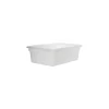 Cambro 18269P148, 13 Gal White Polycarbonate Food Storage Boxes, White