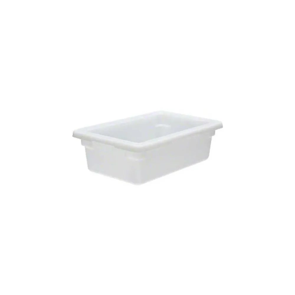 Cambro 12186P148, 3 gal White Polyethylene Food Box, White