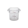 Cambro RFSCW1135, 1 qt Polycarbonate Food Storage Container - Camwear Round