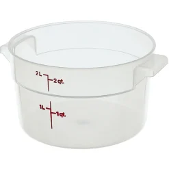 Cambro RFS2PP190, 2 qt Polypropylene Round Food Storage Container