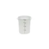 Cambro White Food Storage Container, 4 qt. (75128)