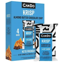 Cando Gluten Free Almond Butter Chocolate Chip Granola Bar, 4 Bars/Box(367-00001)