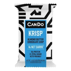 Cando Gluten Free Almond Butter Chocolate Chip Granola Bar, 4 Bars/Box(367-00001)