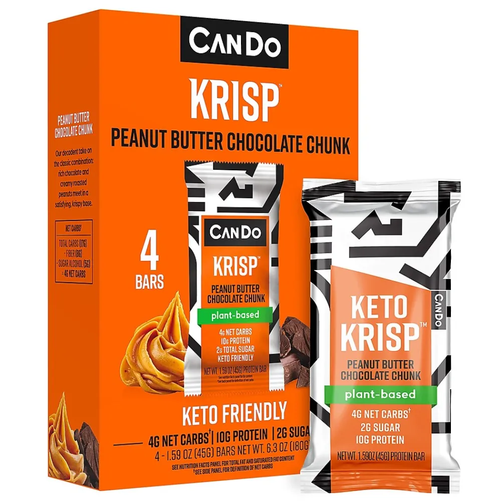 Cando Peanut Butter Chocolate Chunk Granola Bar, 4 Bars/Box 4/Box (367-00002)