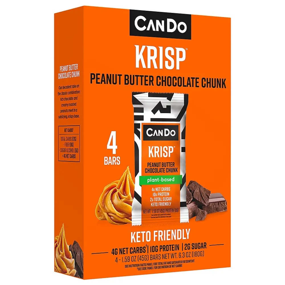 Cando Peanut Butter Chocolate Chunk Granola Bar, 4 Bars/Box 4/Box (367-00002)