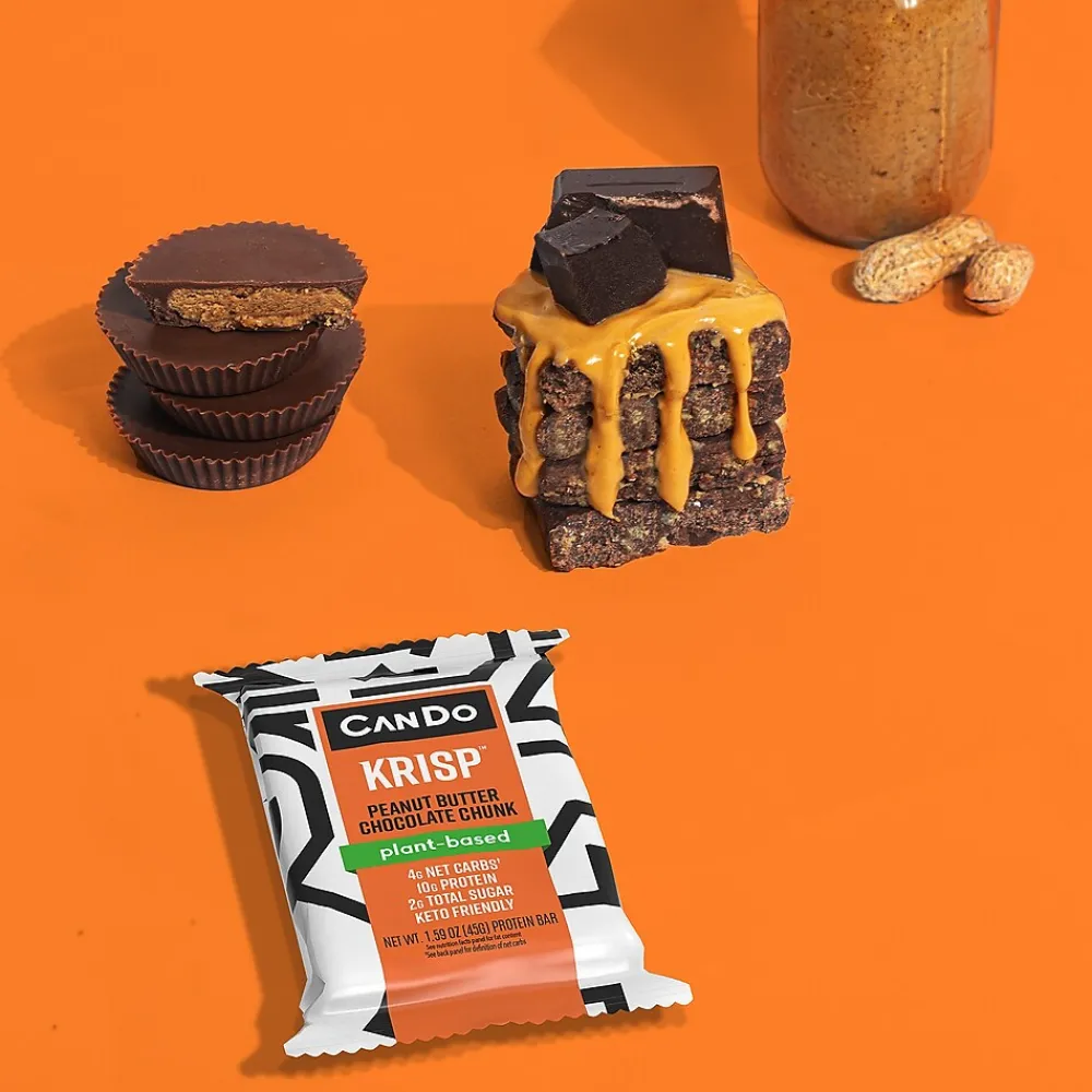 Cando Peanut Butter Chocolate Chunk Granola Bar, 4 Bars/Box 4/Box (367-00002)