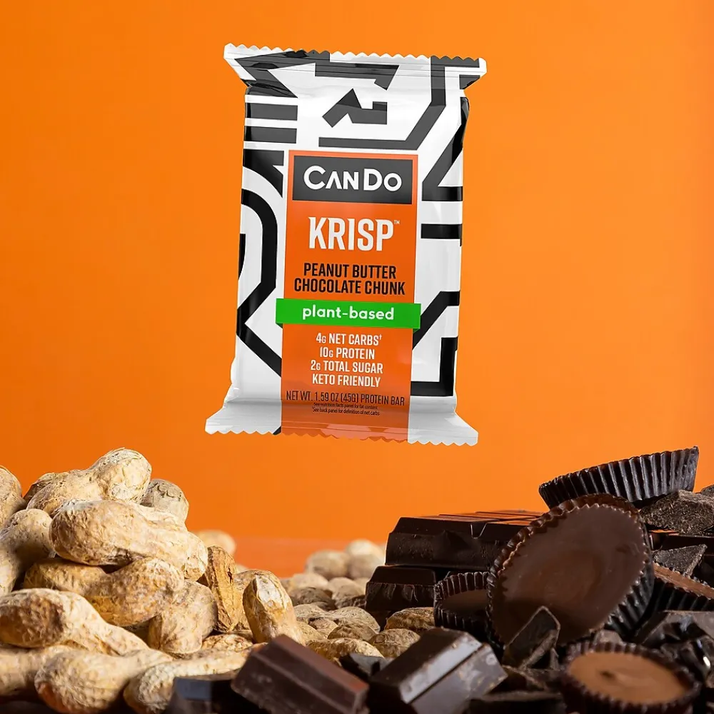 Cando Peanut Butter Chocolate Chunk Granola Bar, 4 Bars/Box 4/Box (367-00002)