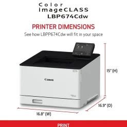 Canon imageCLASS LBP674Cdw Wireless Color Laser Printer (5456C006)
